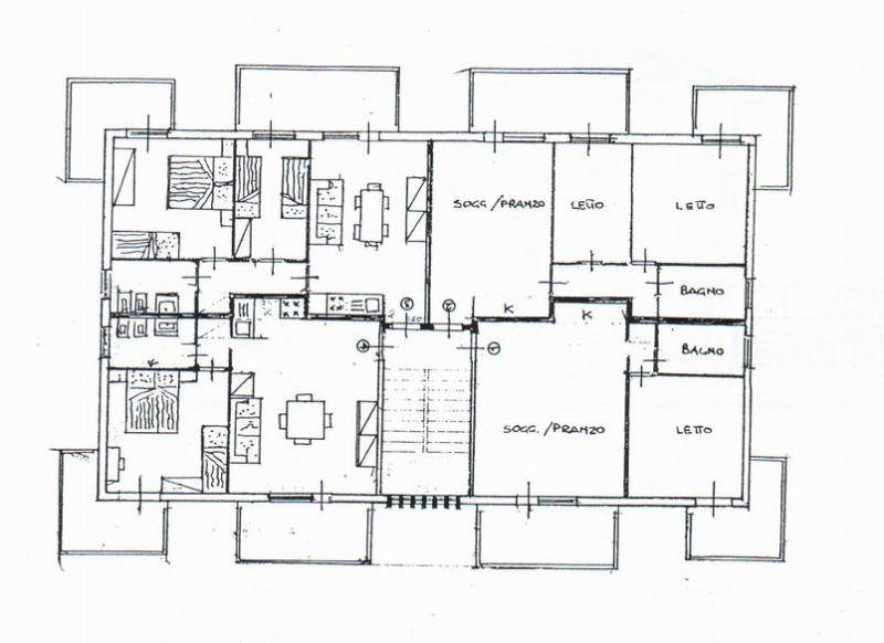 foto 17 Huurhuis van particulieren Rimini appartement Emilia-Romagna Rimini (provincie) Plattegrond van de woning