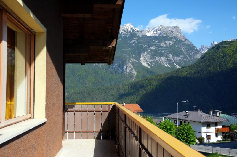 foto 3 Huurhuis van particulieren Cortina d'Ampezzo appartement Veneti Belluno (provincie) Uitzicht vanaf het terras
