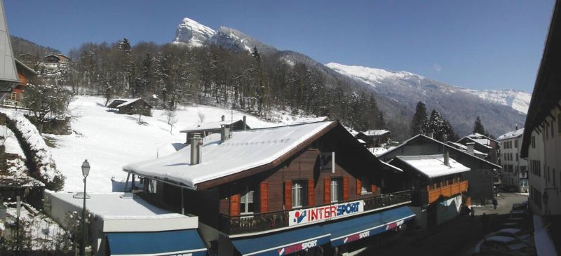 foto 10 Huurhuis van particulieren Samons studio Rhne-Alpes Haute-Savoie Uitzicht vanaf het balkon