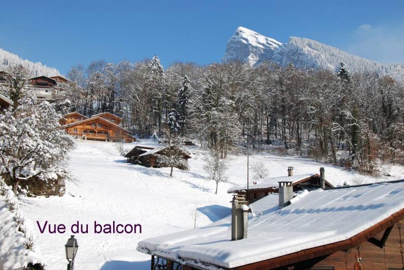 foto 8 Huurhuis van particulieren Samons studio Rhne-Alpes Haute-Savoie Uitzicht vanaf het balkon