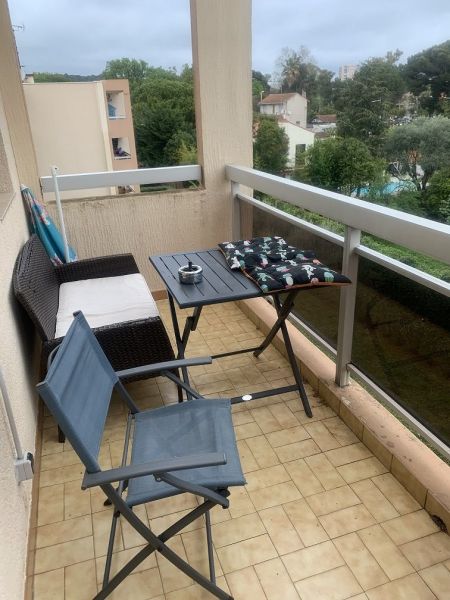 foto 7 Huurhuis van particulieren Juan les Pins studio Provence-Alpes-Cte d'Azur Alpes-Maritimes Uitzicht vanaf het balkon