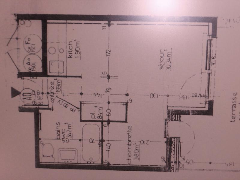 foto 18 Huurhuis van particulieren Abondance studio Rhne-Alpes Haute-Savoie Plattegrond van de woning