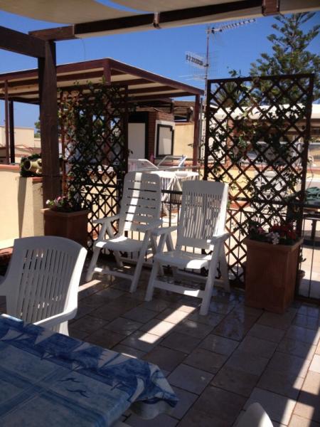 foto 12 Huurhuis van particulieren San Vito lo Capo appartement Sicili Trapani (provincie) Uitzicht vanaf het terras