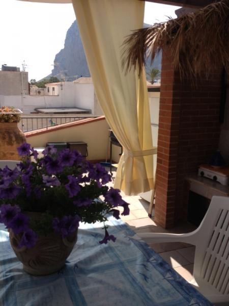 foto 14 Huurhuis van particulieren San Vito lo Capo appartement Sicili Trapani (provincie) Uitzicht vanaf het terras