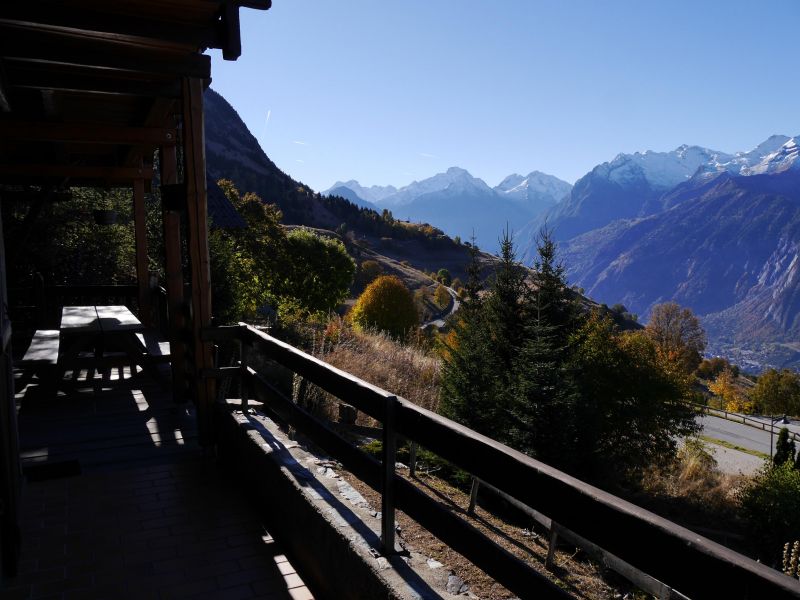 foto 4 Huurhuis van particulieren Alpe d'Huez chalet Rhne-Alpes Isre Uitzicht vanaf het balkon