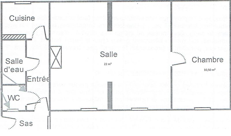 foto 13 Huurhuis van particulieren Concarneau appartement Bretagne Finistre Plattegrond van de woning