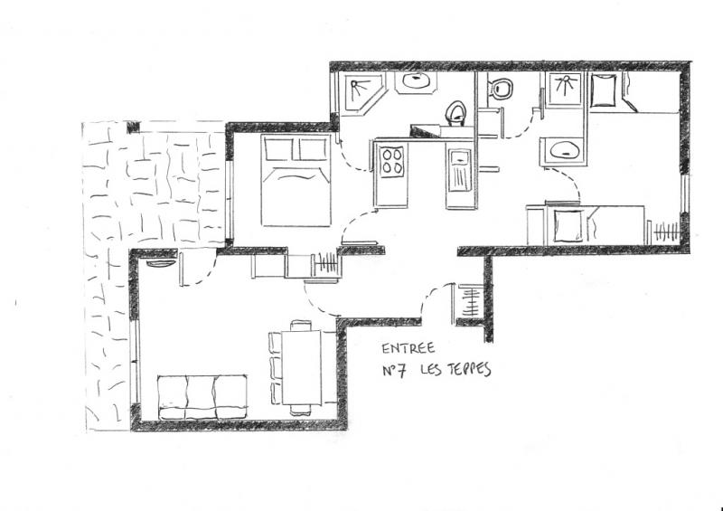 foto 11 Huurhuis van particulieren Valmorel appartement Rhne-Alpes Savoie Plattegrond van de woning