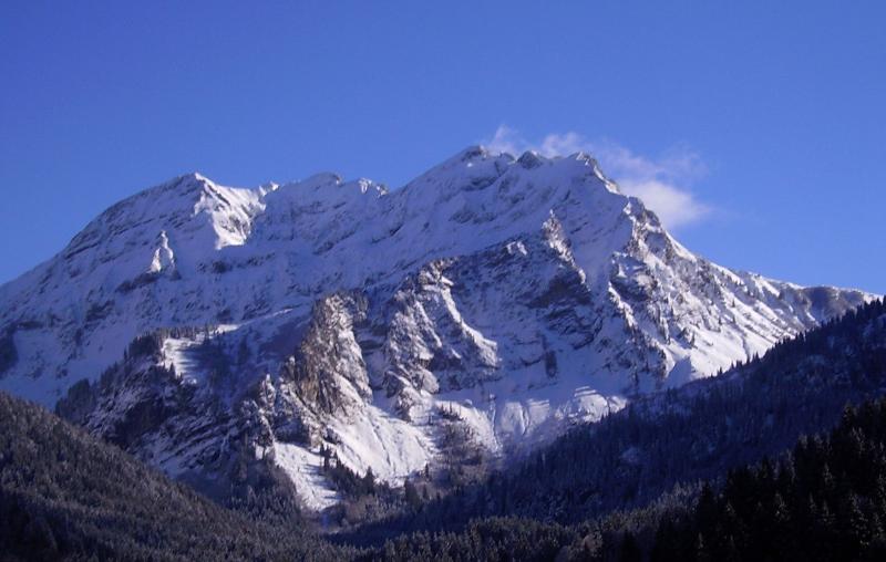 foto 0 Huurhuis van particulieren Bellevaux Hirmentaz La Chvrerie studio Rhne-Alpes Haute-Savoie Uitzicht vanaf het balkon