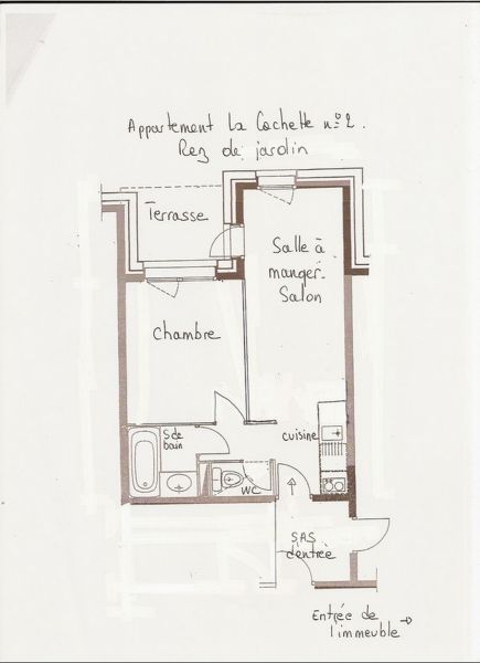 foto 21 Huurhuis van particulieren Valmorel appartement Rhne-Alpes Savoie Plattegrond van de woning