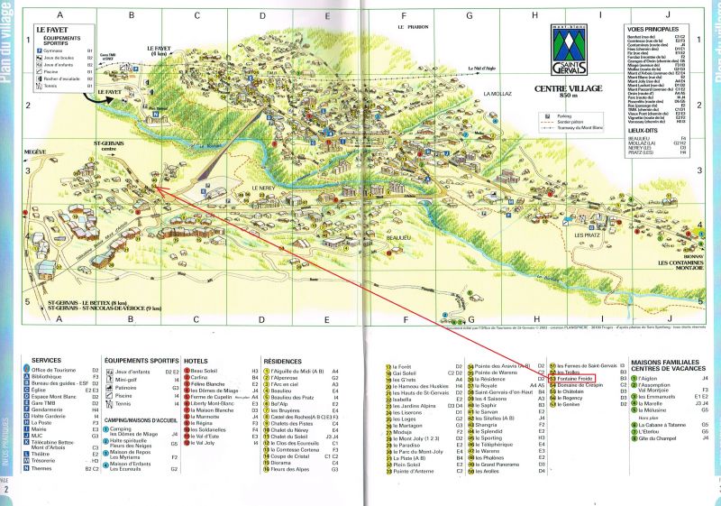 foto 19 Huurhuis van particulieren Saint Gervais Mont-Blanc appartement Rhne-Alpes Haute-Savoie Plattegrond van de woning