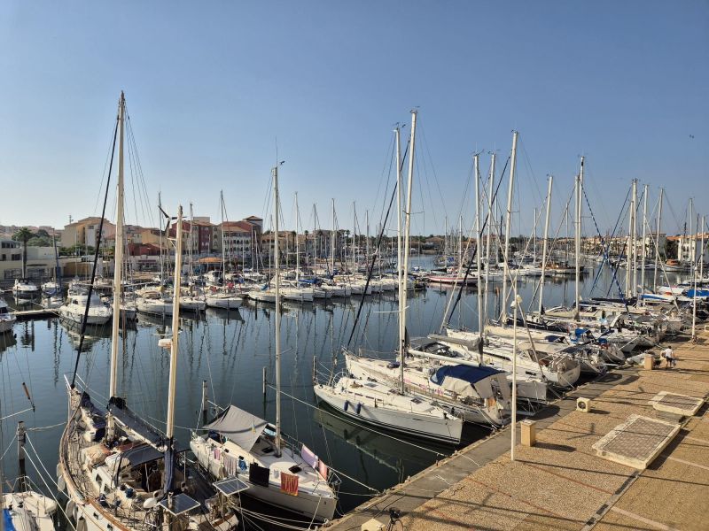 foto 8 Huurhuis van particulieren Port Leucate appartement Languedoc-Roussillon Aude Uitzicht vanaf het balkon