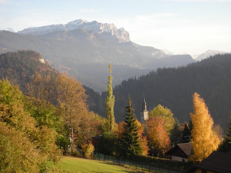 foto 5 Huurhuis van particulieren Les Carroz d'Araches chalet Rhne-Alpes Haute-Savoie Uitzicht vanaf het balkon