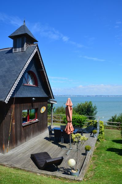 foto 1 Huurhuis van particulieren Honfleur maison Basse-Normandie Calvados Uitzicht vanaf het terras