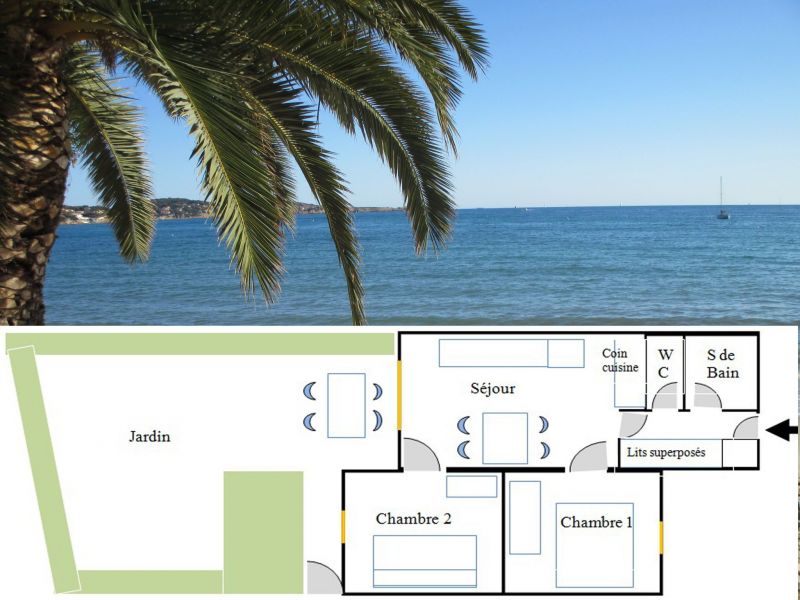 foto 4 Huurhuis van particulieren Bandol appartement Provence-Alpes-Cte d'Azur Var Plattegrond van de woning