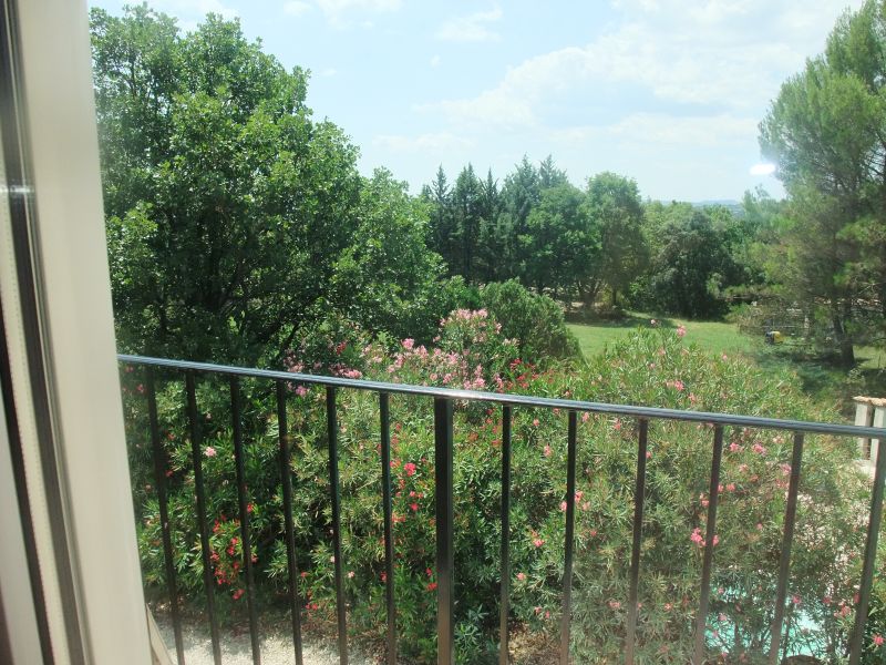 foto 8 Huurhuis van particulieren Anduze villa Languedoc-Roussillon Gard Uitzicht vanaf het balkon
