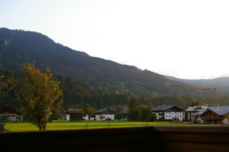 foto 10 Huurhuis van particulieren Samons appartement Rhne-Alpes Haute-Savoie Uitzicht vanaf het terras