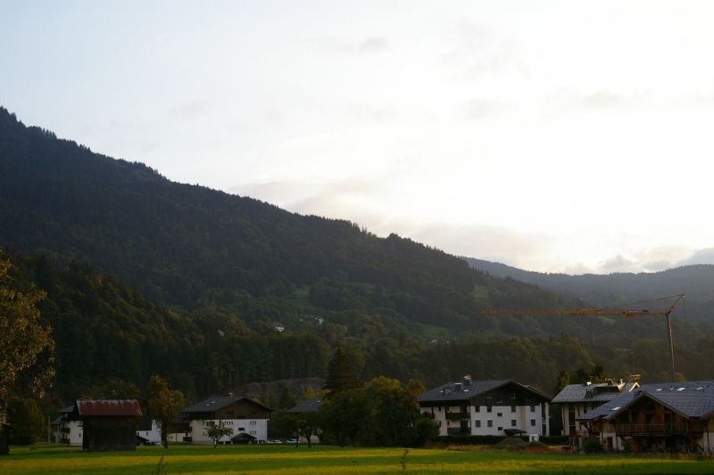 foto 11 Huurhuis van particulieren Samons appartement Rhne-Alpes Haute-Savoie Uitzicht vanaf het terras