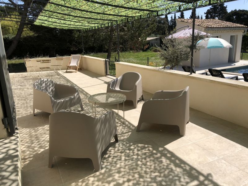 foto 5 Huurhuis van particulieren Beaumes-de-Venise villa Provence-Alpes-Cte d'Azur Vaucluse Uitzicht vanaf het terras