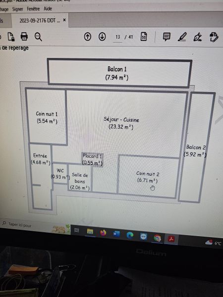 foto 14 Huurhuis van particulieren Seignosse appartement Aquitaine Landes Plattegrond van de woning