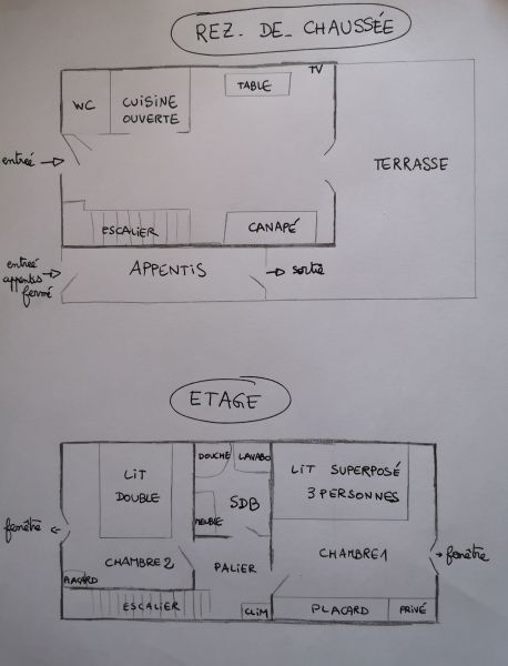 foto 20 Huurhuis van particulieren Le Lavandou maison Provence-Alpes-Cte d'Azur Var Plattegrond van de woning