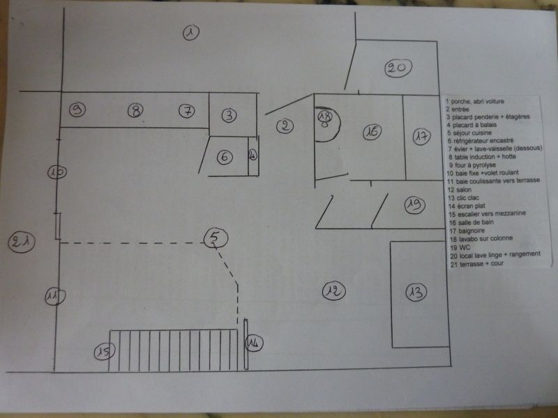 foto 17 Huurhuis van particulieren Vieux Boucau appartement Aquitaine Landes Plattegrond van de woning