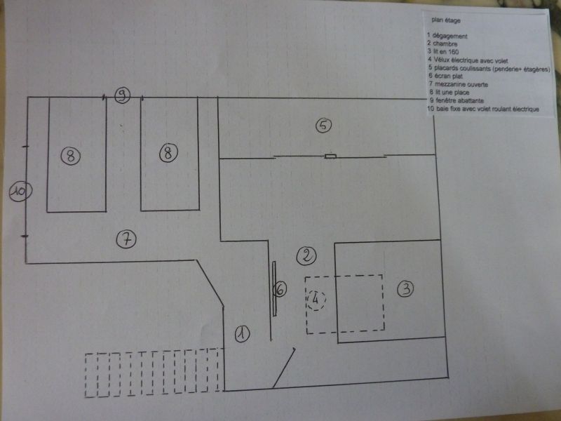 foto 18 Huurhuis van particulieren Vieux Boucau appartement Aquitaine Landes Plattegrond van de woning