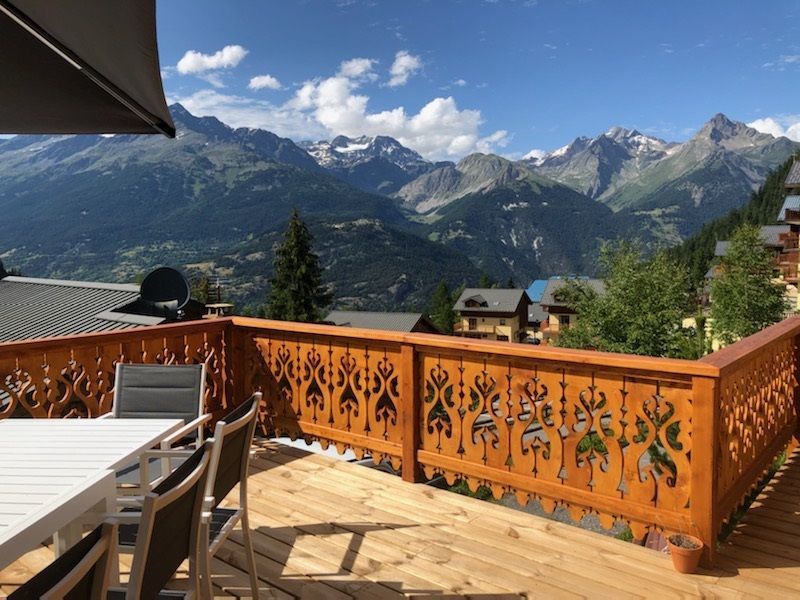 foto 10 Huurhuis van particulieren Valfrjus chalet Rhne-Alpes Savoie Uitzicht vanaf het terras