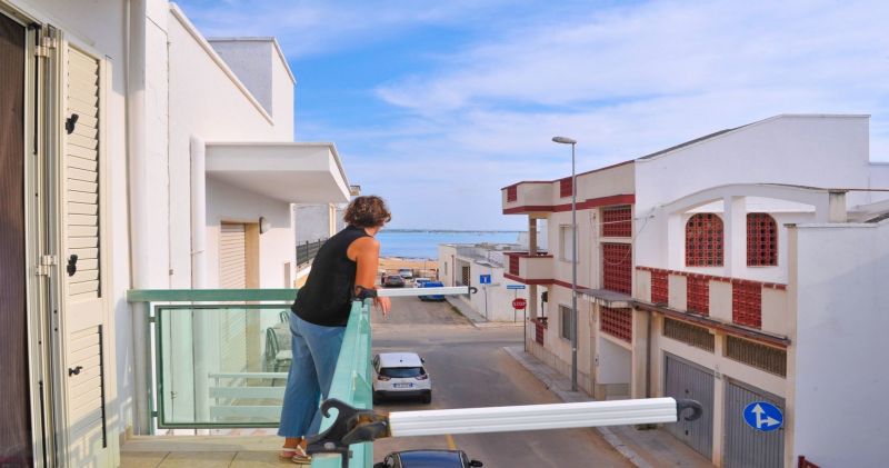 foto 9 Huurhuis van particulieren Porto Cesareo appartement Pouilles Lecce (provincie) Uitzicht vanaf het balkon
