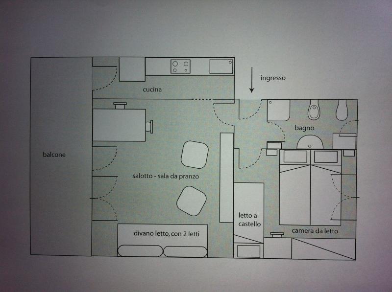 foto 12 Huurhuis van particulieren Levanto appartement Liguri La Spezia (provincie) Plattegrond van de woning