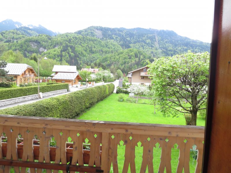 foto 4 Huurhuis van particulieren Samons appartement Rhne-Alpes Haute-Savoie Uitzicht vanaf het balkon