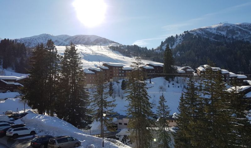 foto 5 Huurhuis van particulieren Valmorel studio Rhne-Alpes Savoie Uitzicht vanaf het balkon