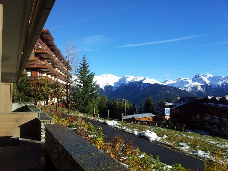 foto 4 Huurhuis van particulieren Courchevel studio Rhne-Alpes Savoie Uitzicht vanaf het terras