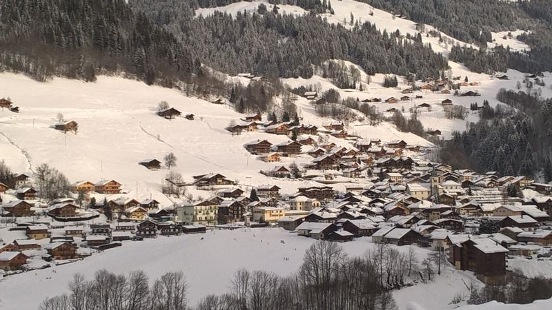 foto 14 Huurhuis van particulieren Areches Beaufort appartement Rhne-Alpes Savoie Uitzicht vanaf het terras