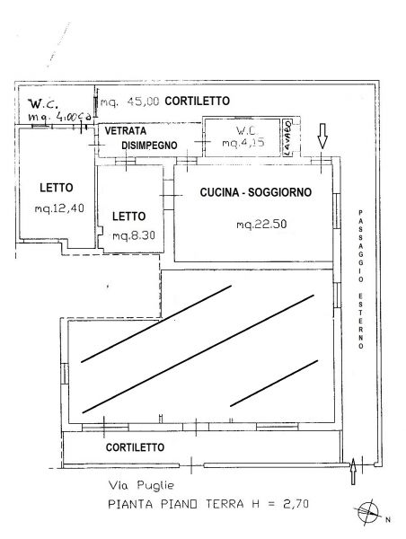 foto 16 Huurhuis van particulieren Roseto degli Abruzzi appartement Abruzzen Teramo (provincie van) Plattegrond van de woning