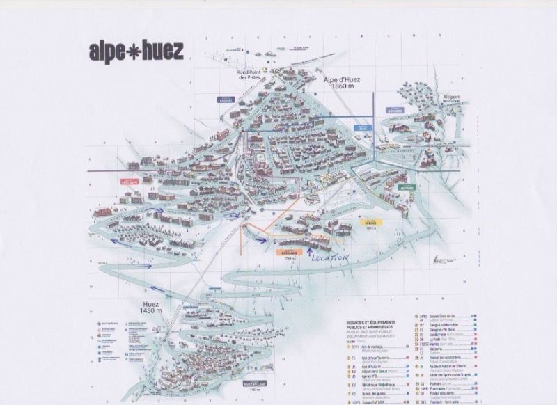 foto 19 Huurhuis van particulieren Alpe d'Huez appartement Rhne-Alpes Isre Kaart