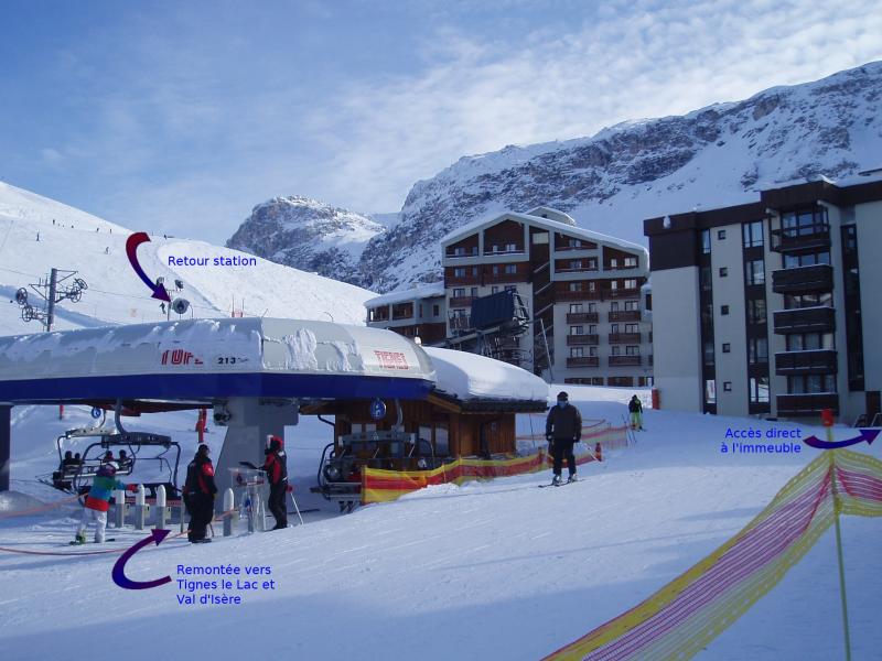 foto 1 Huurhuis van particulieren Tignes studio Rhne-Alpes Savoie Zicht op de omgeving