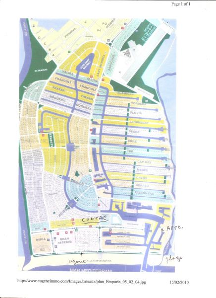 foto 16 Huurhuis van particulieren Empuriabrava appartement Cataloni Girona (provincia de) Plattegrond van de woning