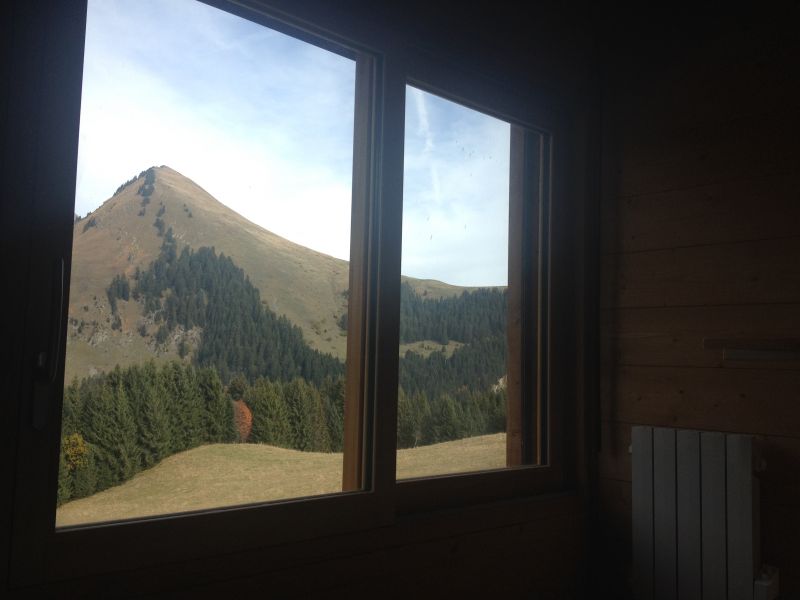 foto 9 Huurhuis van particulieren Praz de Lys Sommand chalet Rhne-Alpes Haute-Savoie Uitzicht vanaf het balkon