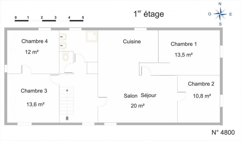 foto 18 Huurhuis van particulieren Colmar gite Elzas Haut-Rhin Plattegrond van de woning