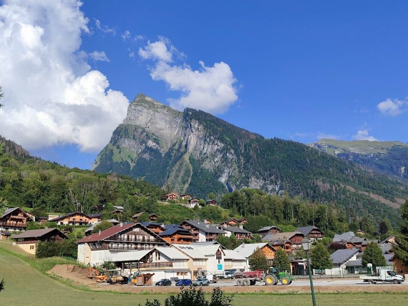 foto 13 Huurhuis van particulieren Samons appartement Rhne-Alpes Haute-Savoie Uitzicht vanaf het balkon