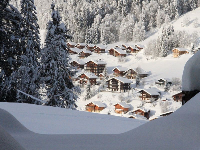 foto 14 Huurhuis van particulieren Les Gets appartement Rhne-Alpes Haute-Savoie Uitzicht vanaf het terras