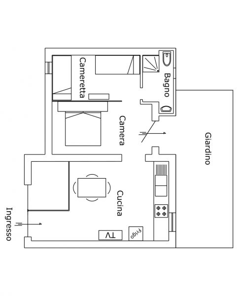 foto 6 Huurhuis van particulieren Termoli appartement Molise Campobasso (provincie) Plattegrond van de woning