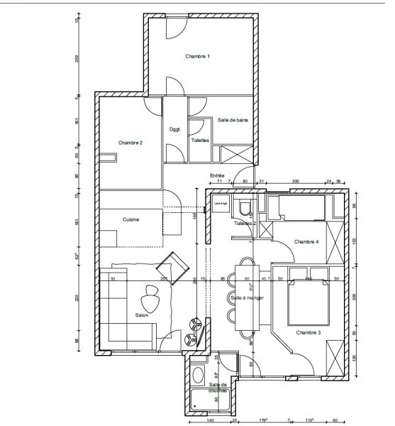 foto 16 Huurhuis van particulieren Valmorel appartement Rhne-Alpes Savoie Plattegrond van de woning