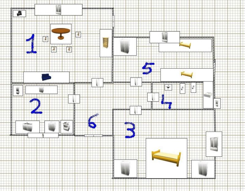 foto 6 Huurhuis van particulieren Orbetello villa Toscane Grosseto (provincie) Plattegrond van de woning