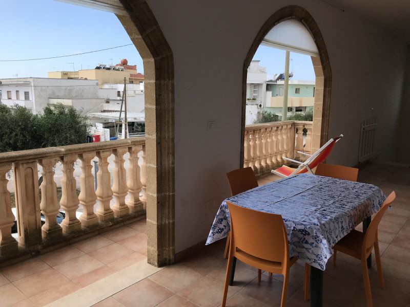 foto 3 Huurhuis van particulieren Torre Lapillo appartement Pouilles Lecce (provincie) Uitzicht vanaf het balkon