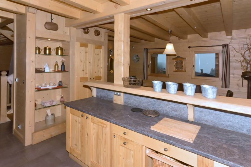 foto 15 Huurhuis van particulieren Samons chalet Rhne-Alpes Haute-Savoie Open keuken