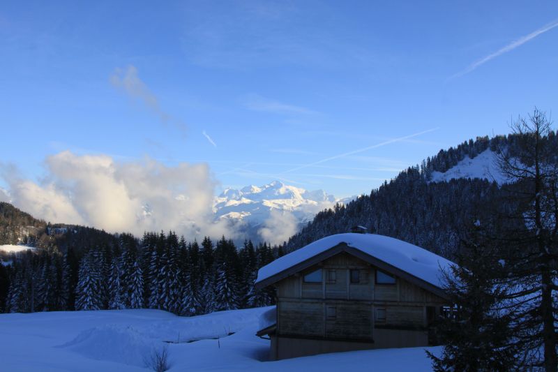 foto 12 Huurhuis van particulieren Praz de Lys Sommand appartement Rhne-Alpes Haute-Savoie Uitzicht vanaf het balkon