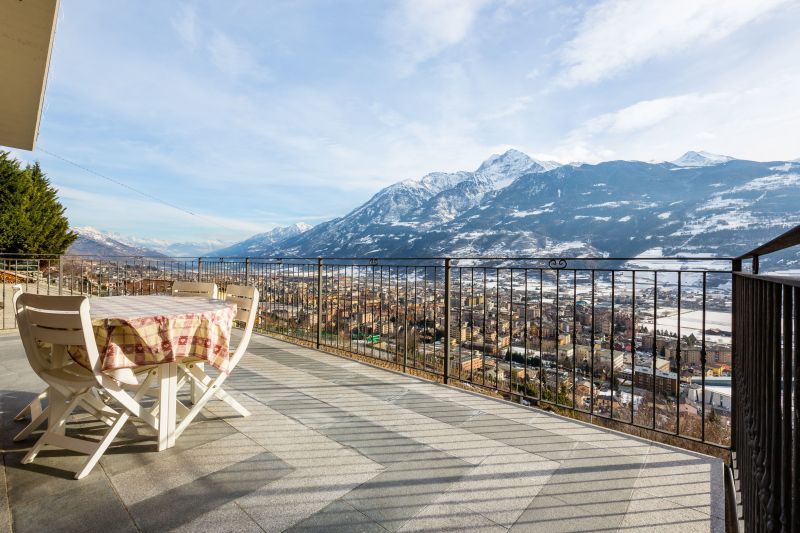 foto 4 Huurhuis van particulieren Aosta appartement Val-dAosta Aosta (provincie) Uitzicht vanaf het terras