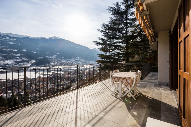foto 5 Huurhuis van particulieren Aosta appartement Val-dAosta Aosta (provincie) Uitzicht vanaf het terras
