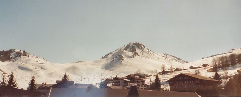 foto 5 Huurhuis van particulieren Bellevaux Hirmentaz La Chvrerie appartement Rhne-Alpes Haute-Savoie Uitzicht vanaf het balkon